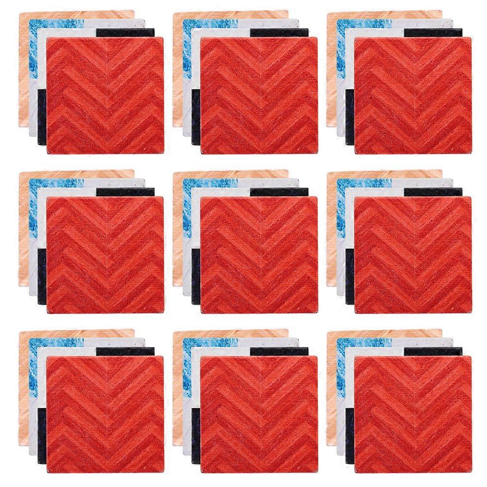 36PCS Miniature Wooden Floorboards for DIY Tiny House Flooring Accessories, Adornment for Mini House Decor, Crafting and Miniature Scenes