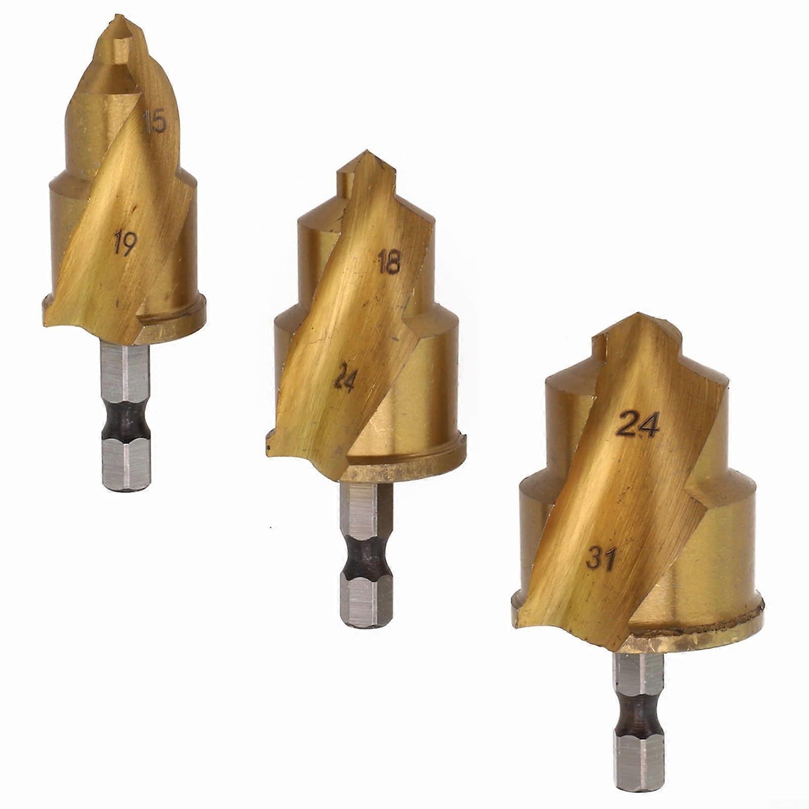 Expansion of the water pipe hex  spiral countersink drill bit