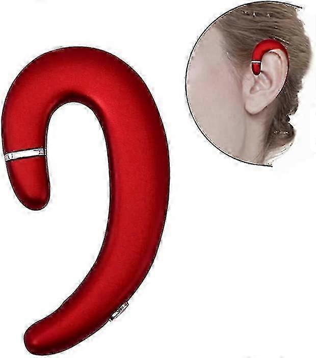 Bluetooth Wireless Ear Hook Headphones with Microphone, Single Ear Noise Cancelling Earphones for Comfortable Wear
