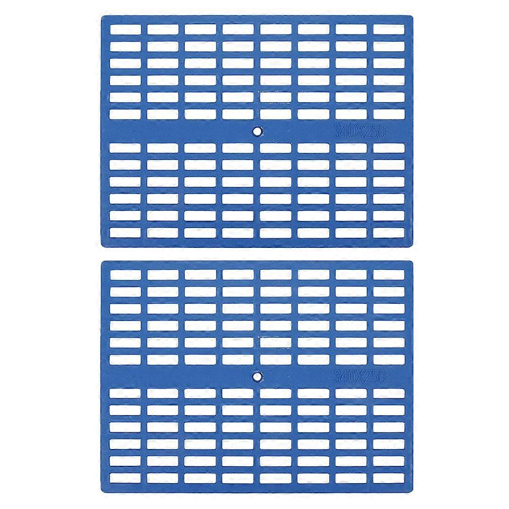 Rabbit Cage Floor Mat 2pcs Set   Durable Easy Clean Floor Pads for Indoor Small Animal Cages   Non Slip Cage Cushion for Rabbits