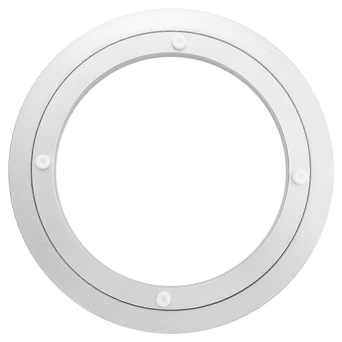Swivel Base Turntable Base Hardware Aluminum Alloy Turntable Baking Repair Work 20.2X20.2X2CM 1Pack