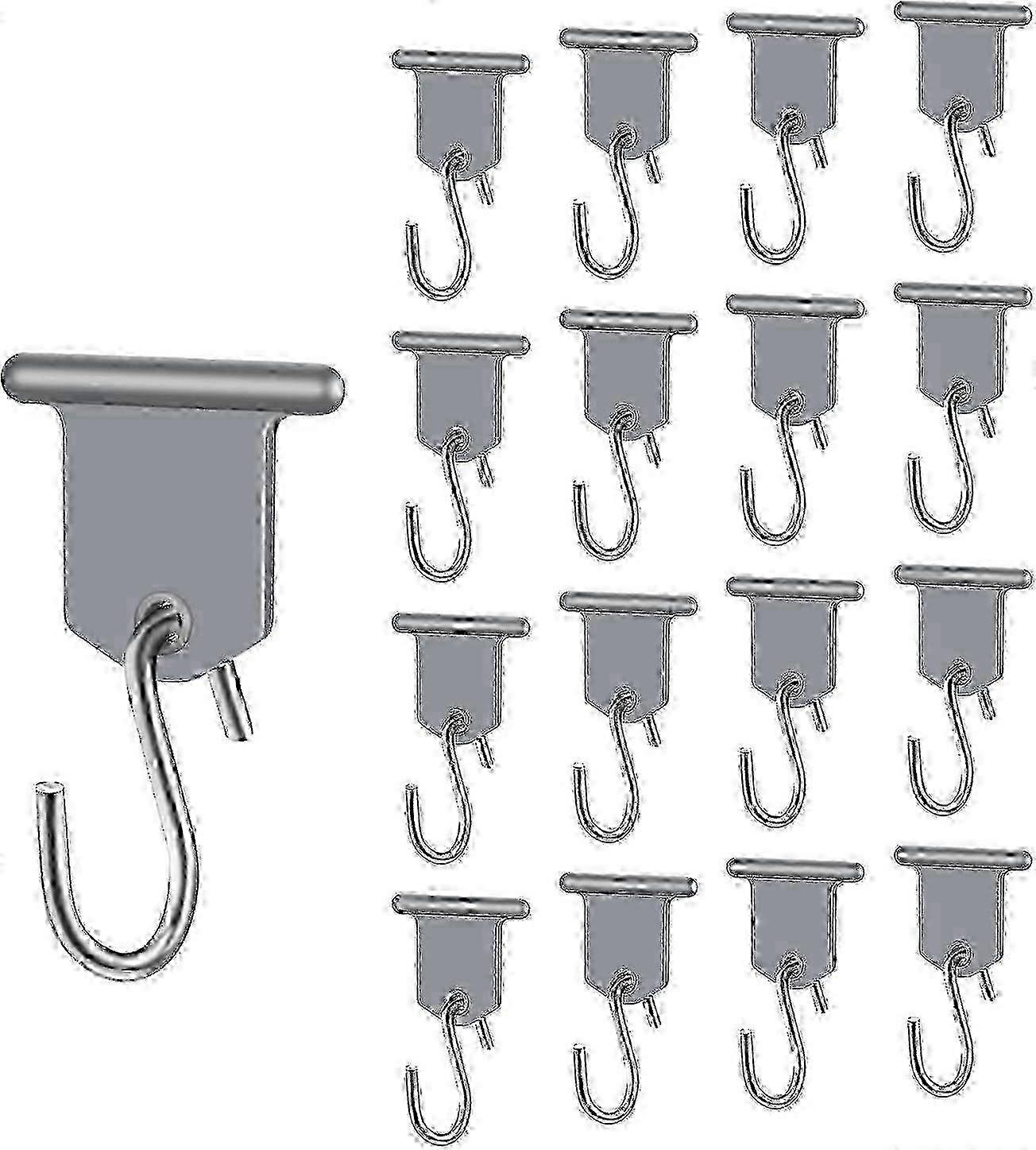 RV Awning Hooks, 17 PCS Awning Accessory Hangers for Motorhome, Caravan, Christmas Party