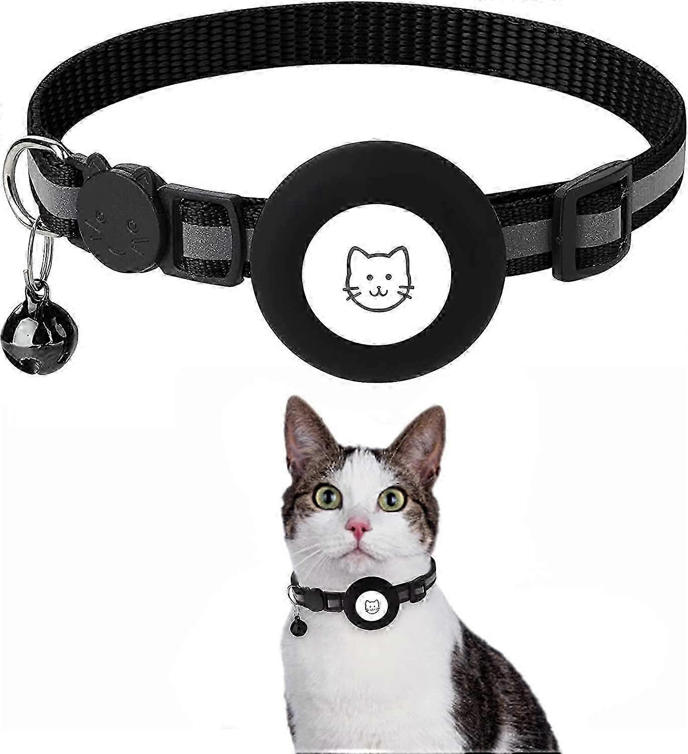Reflective Cat Collar with Safety Buckle - Compatible with Apple Airtag