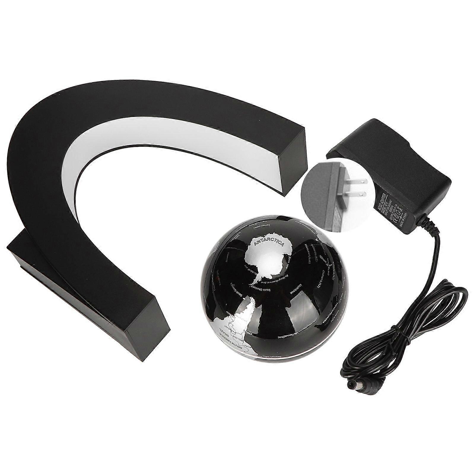 2025 Latest Model  Magnetic Floating Globe C Shape Base LED Light Levitation
