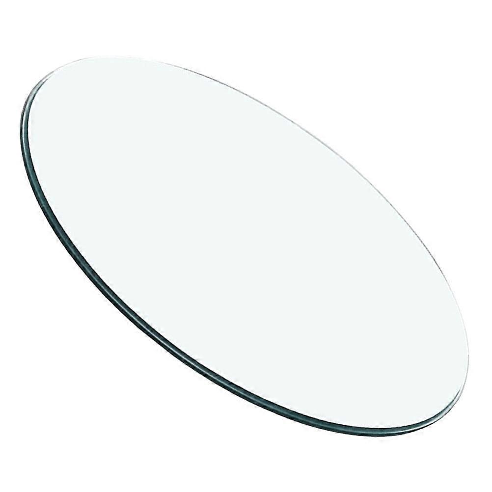 Clear Circular Glass Table Top Simple Design For Dining Room 42.00X42.00X0.80CM 1Set