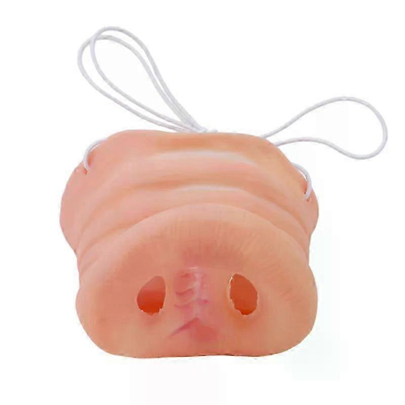 Latex Pig Nose Halloween Funny Accessory Pig Simulation Fake Nose Fancy Costume Party Dress Up Prop Spoof Simulation Props Decor