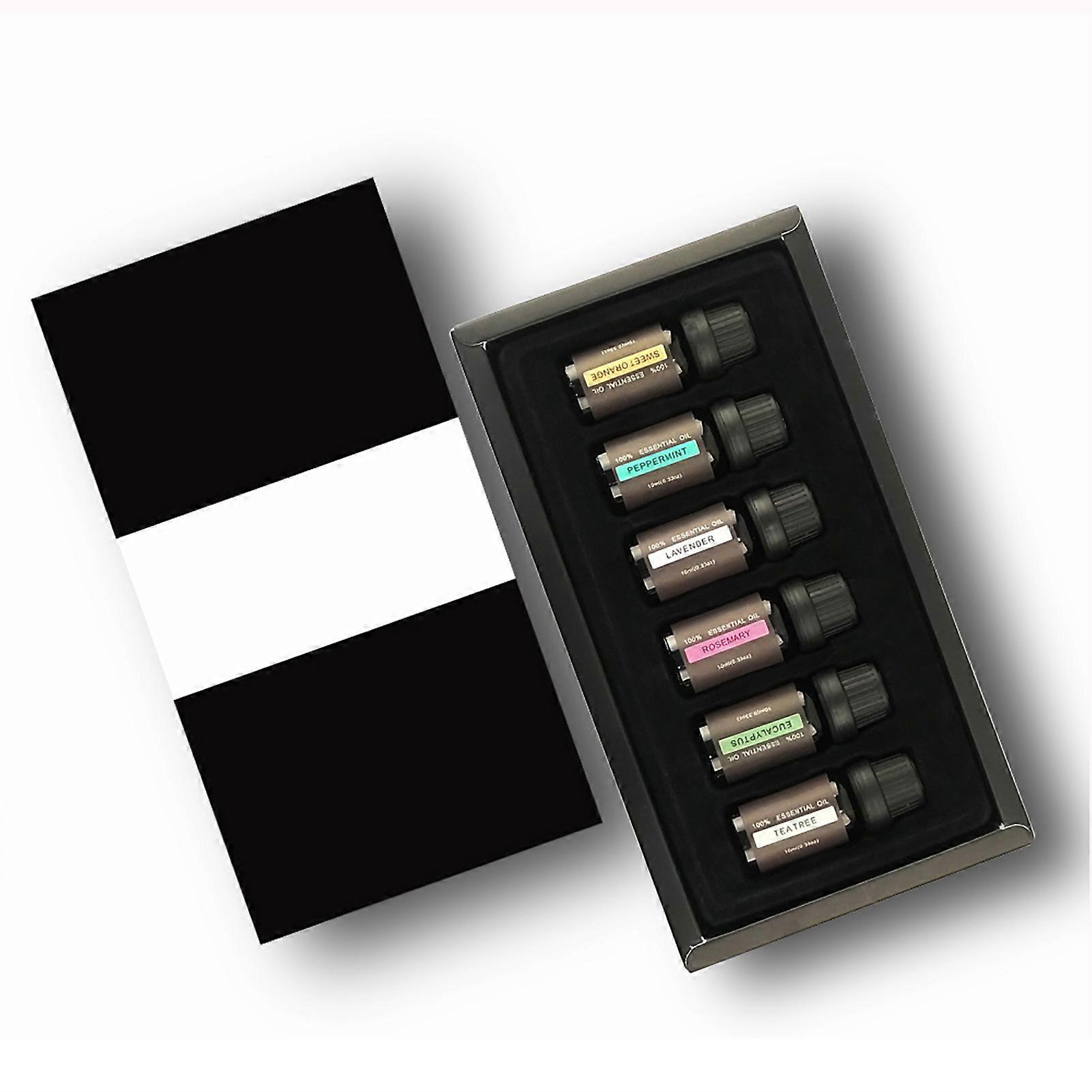 6Pcs 10ML Set Fragrance for Aroma Diffuser Flower Fruit Essential Oil Aromatherapy Air Freshening