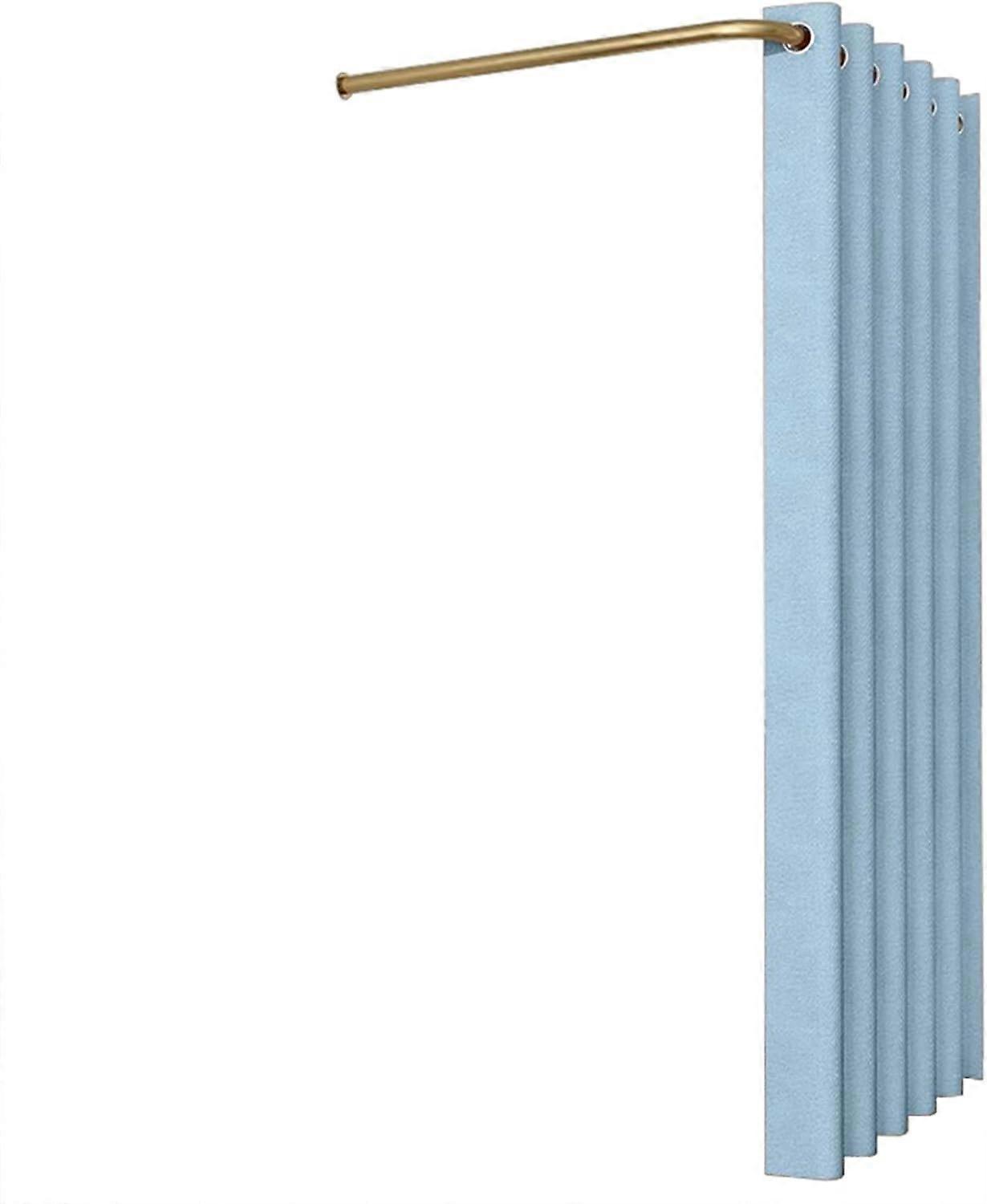 Portable Locker Room L Shape Metal Clothes Locker Room Privacy Changing Room with Pole and Parasol Changing Room 120x120cm