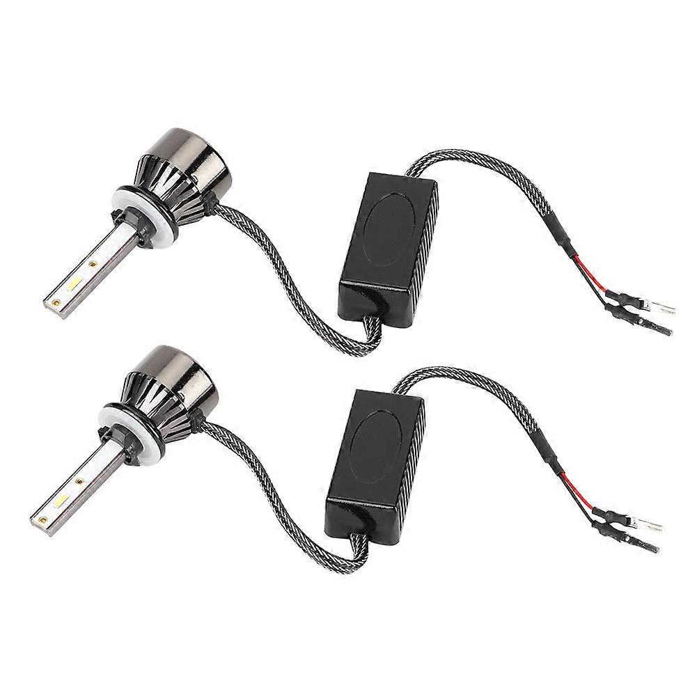 2 יחידות עבור H16 880 881 60W 6000K לבן בהיר מיני LED פנס קדמי נורות מנורה אוטומטית L8