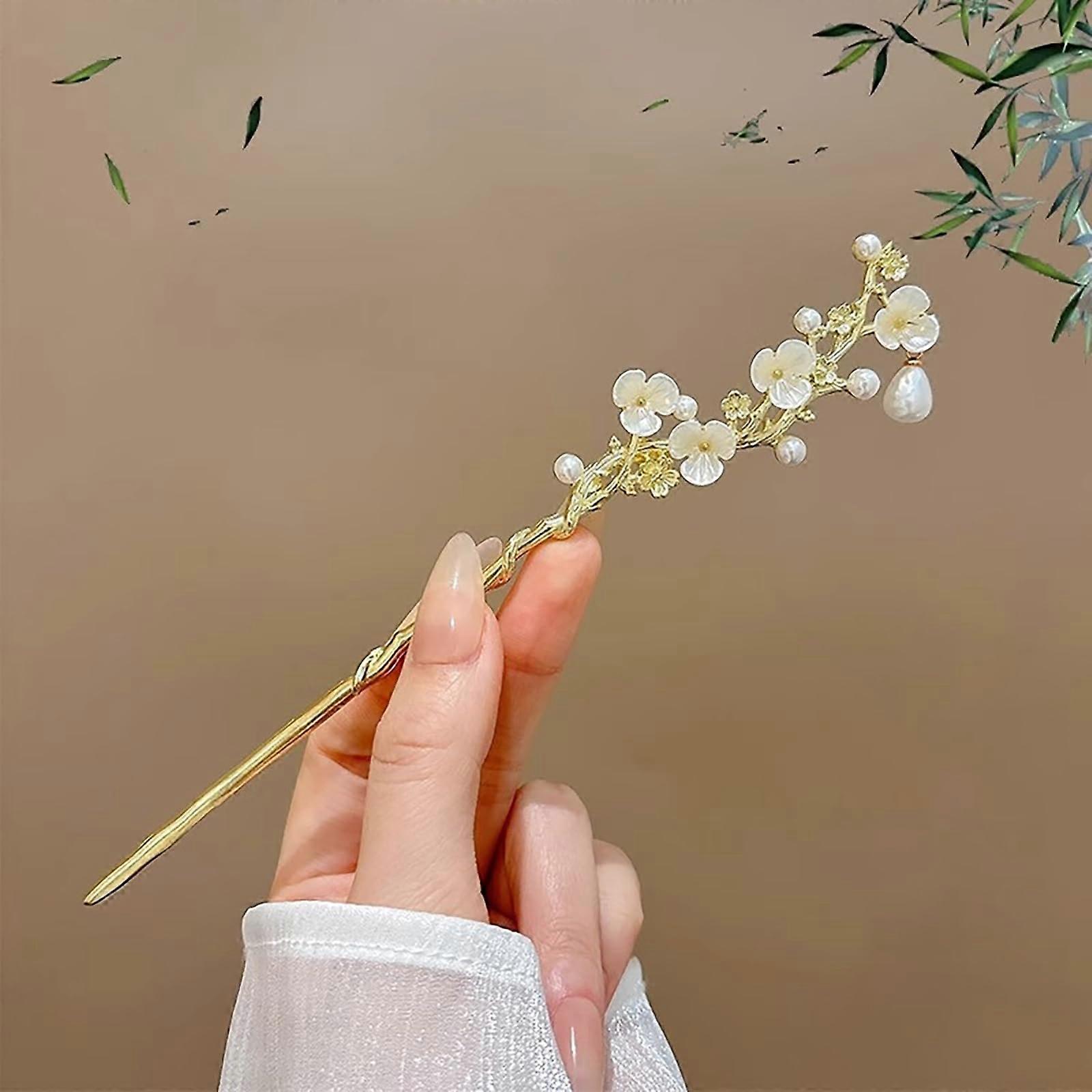 خمر النمط الصيني Hanfu دبوس الشعر النساء معدني شرابة الشعر شوكة عيدان تناول الطعام دبوس الشعر أنثى مجوهرات الشعر كليب اكسسوارات المرجع: 4872