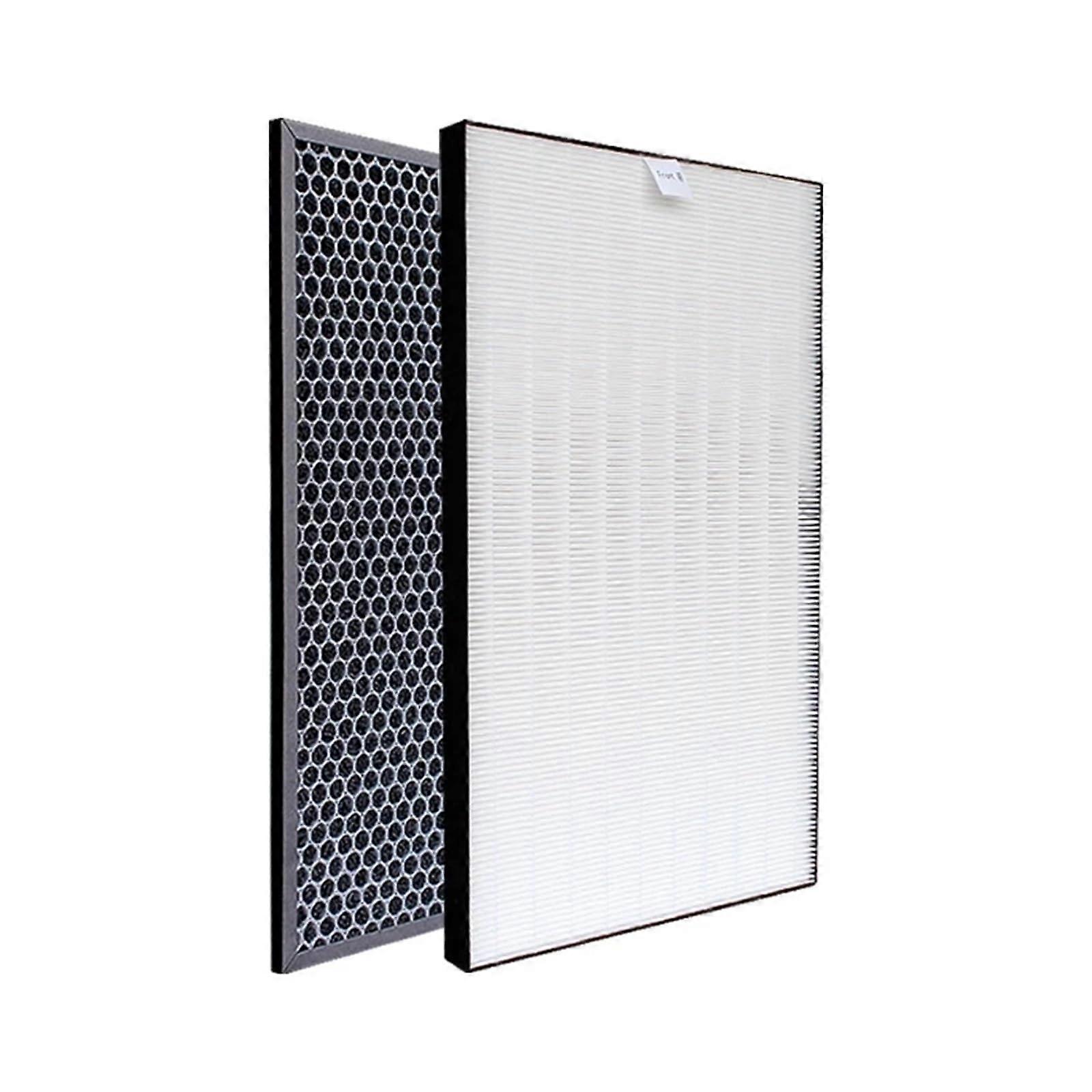 1 Set (2 Pieces) 430 x 235 mm Air Purifier Activated Carbon Filter for KCD70, KCE70, KCF70, KC700Y7, KCD60E