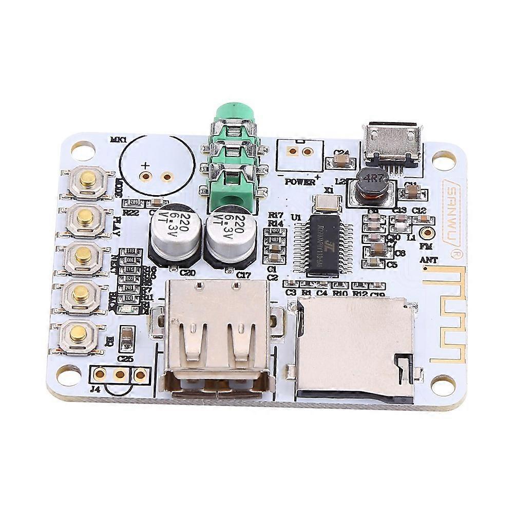 New Bluetooth o Receiver Microphone Amplifier USB TF FM MP3 Decoder WMA WAV FLAC Player #2