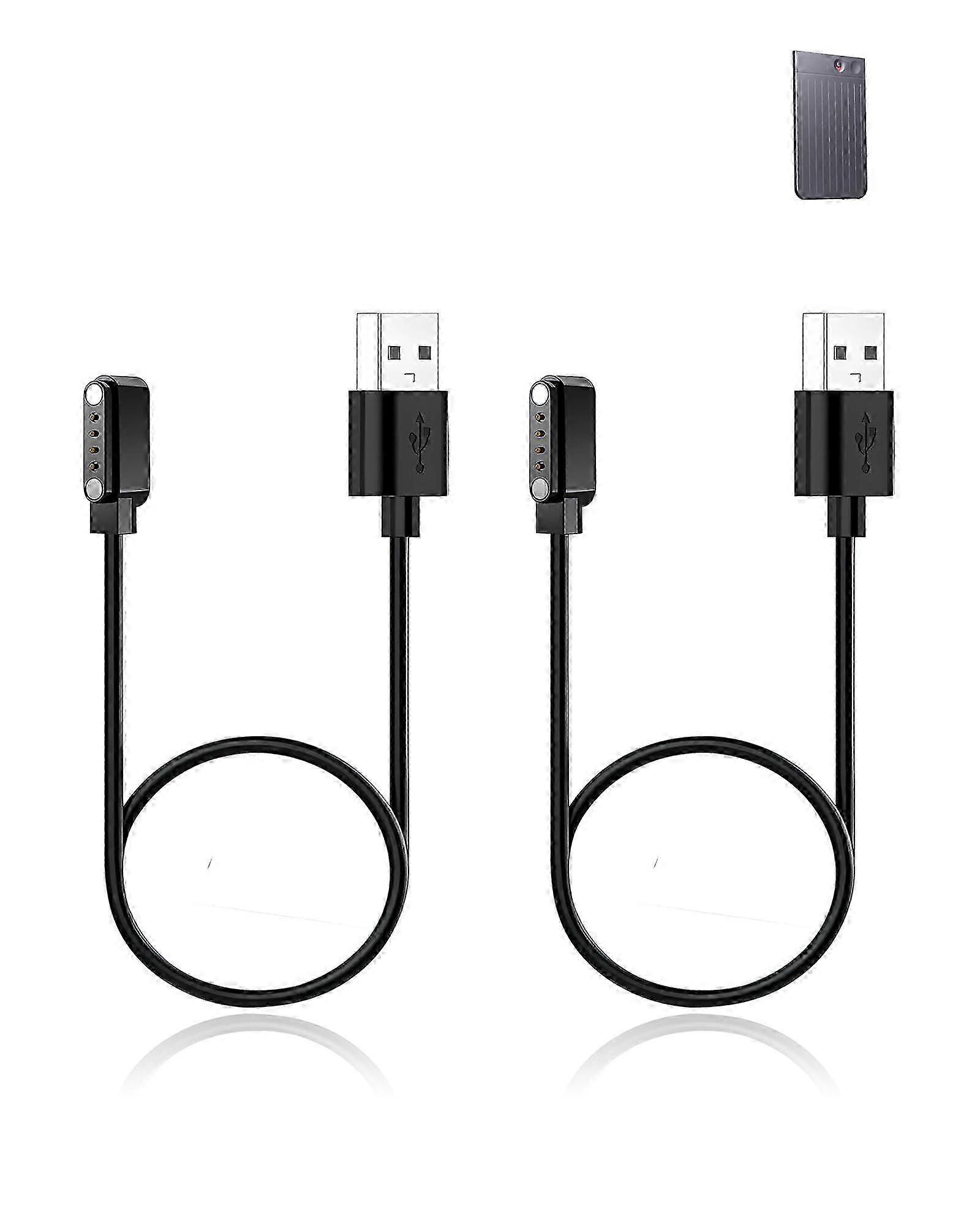 2-Pack Magnetic USB Charging Cable for AI Voice Recorders - Durable and Fast Charging Solution