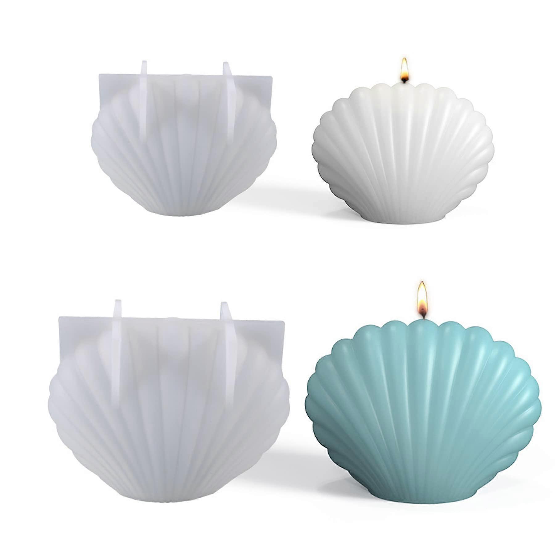 3D Shell Molds Silicone Resin Molds 2 Sizes for Epoxy Resin Soap Making Home Decor Crafts