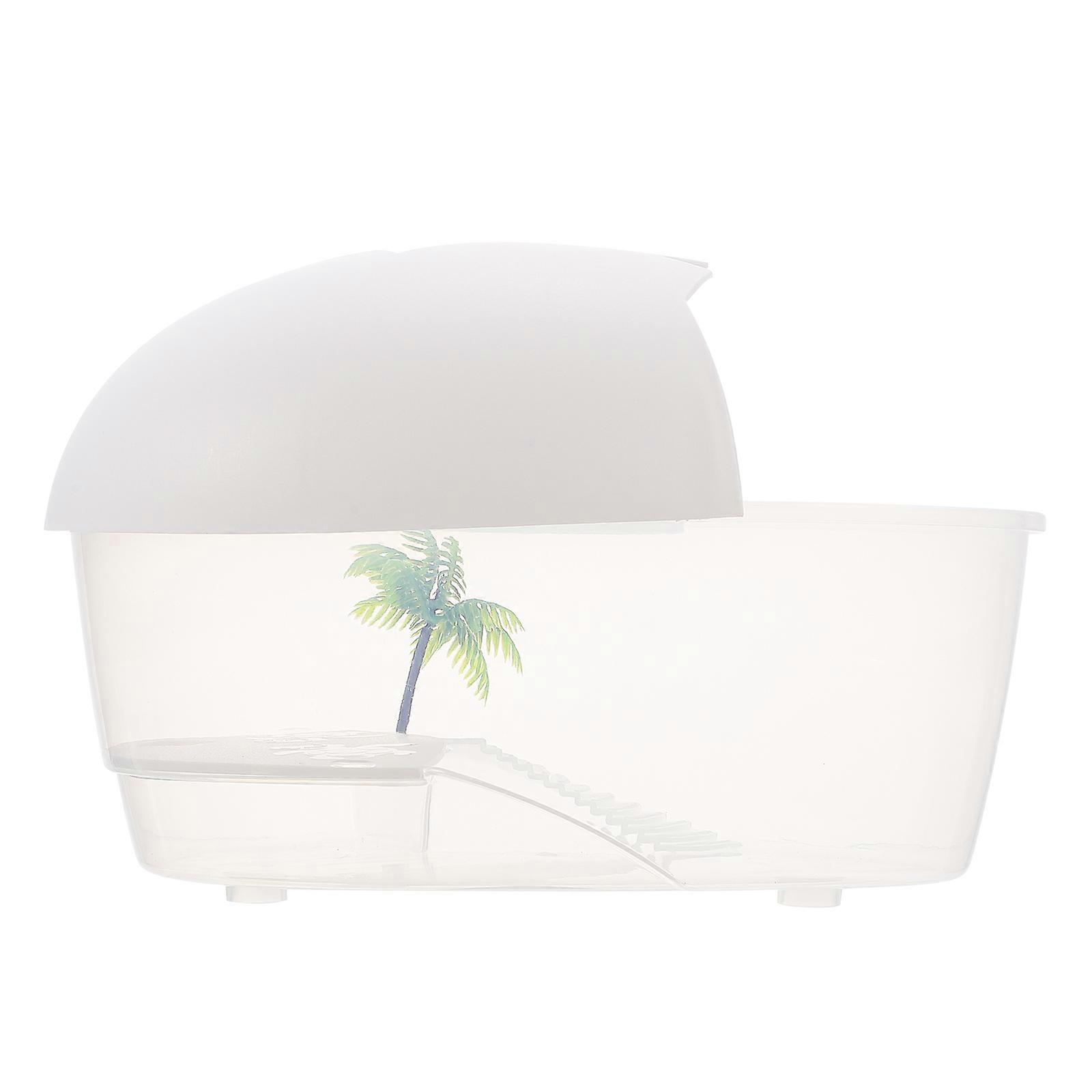 Elevated Basking Loft For Turtle Resting Area Turtle Tank With Basking .8×6.7×6.1in 1Pack