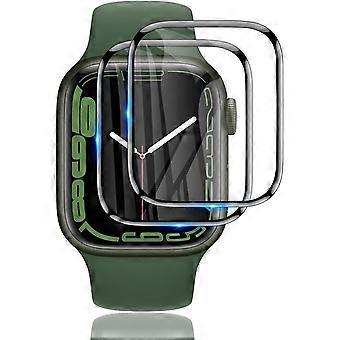 2x Schutzfolie 9D für Apple Watch Series ULTRA 49mm vollklebendes Acrylglas