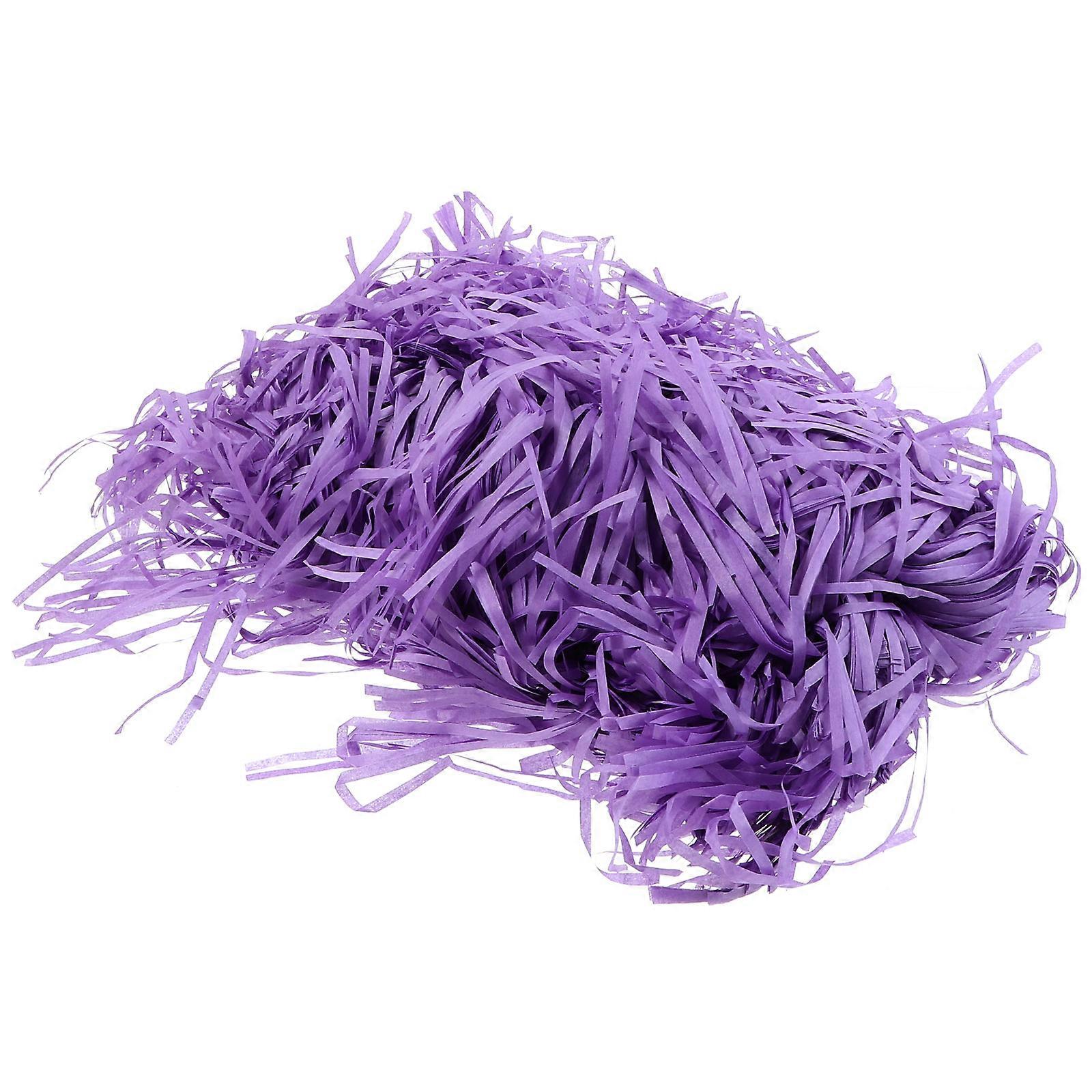 Purple Paper Filament for Box Filling Use Safe Practical and Easy to Attract Gifts 1 Pack