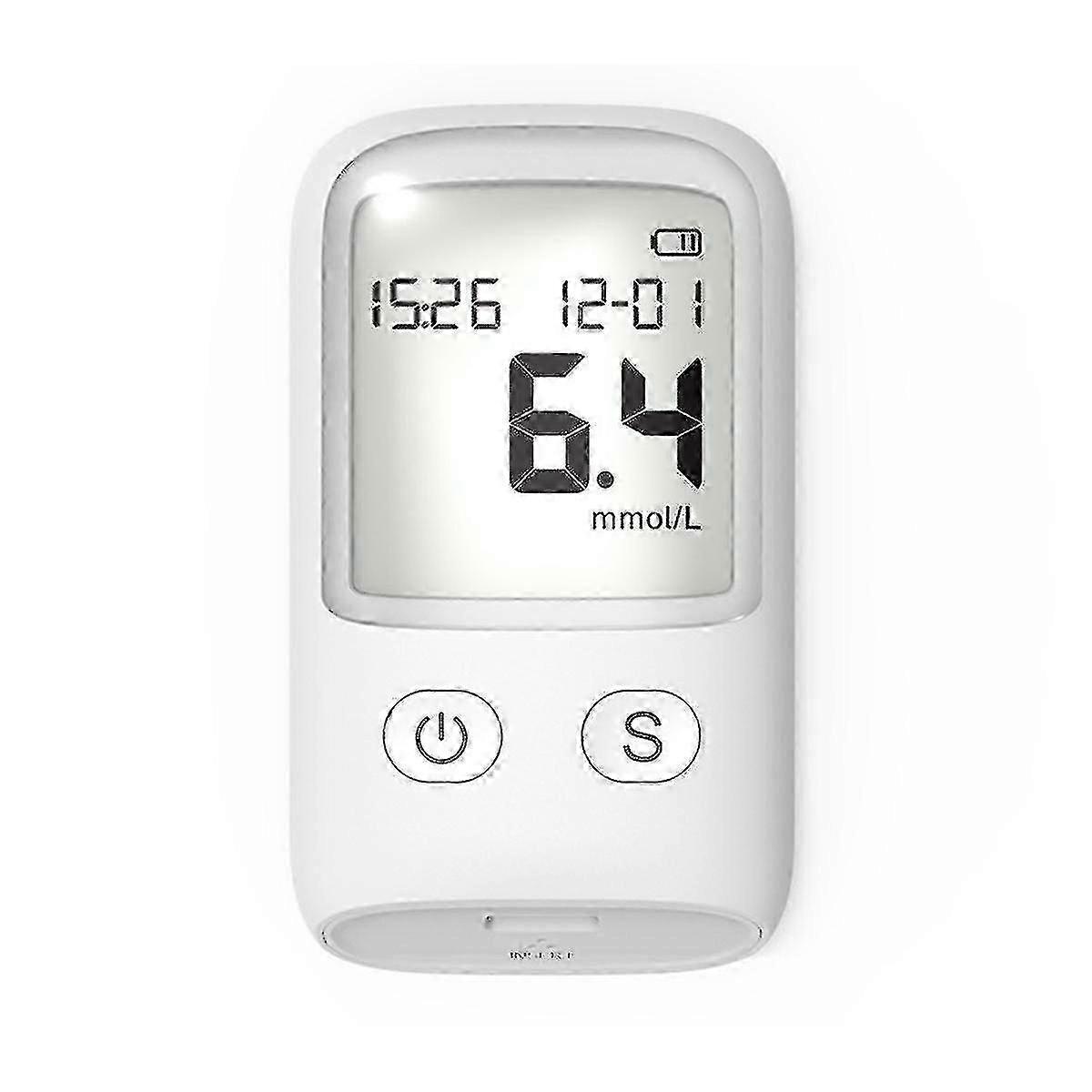 Hemoglobin Tester Hemoglobin Test Kit Glucometer Measures Blood Glucose, 50 Tests hwy