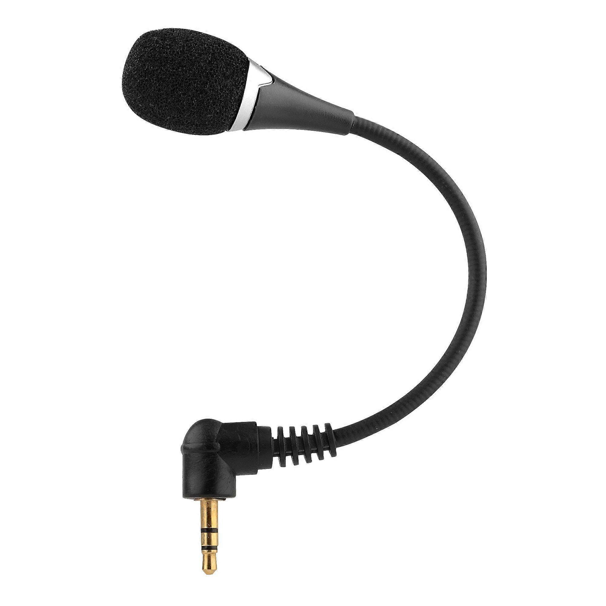 1PC High Quality Black Noise-cancelling Mini Portable Laptop 3.5mm Jack Flexible Microphone