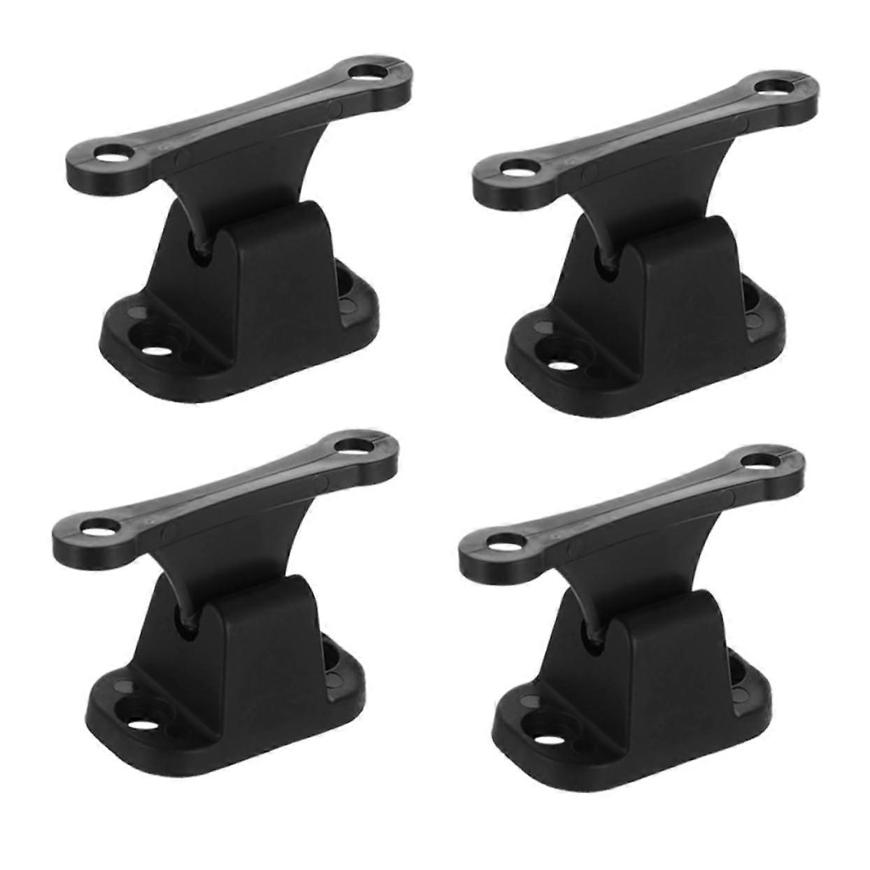 4 Pieces Door Stopper Holder, Sturdy Door Catch for RV and Boat, Effective Door Protection, Durable and Practical, Black Design