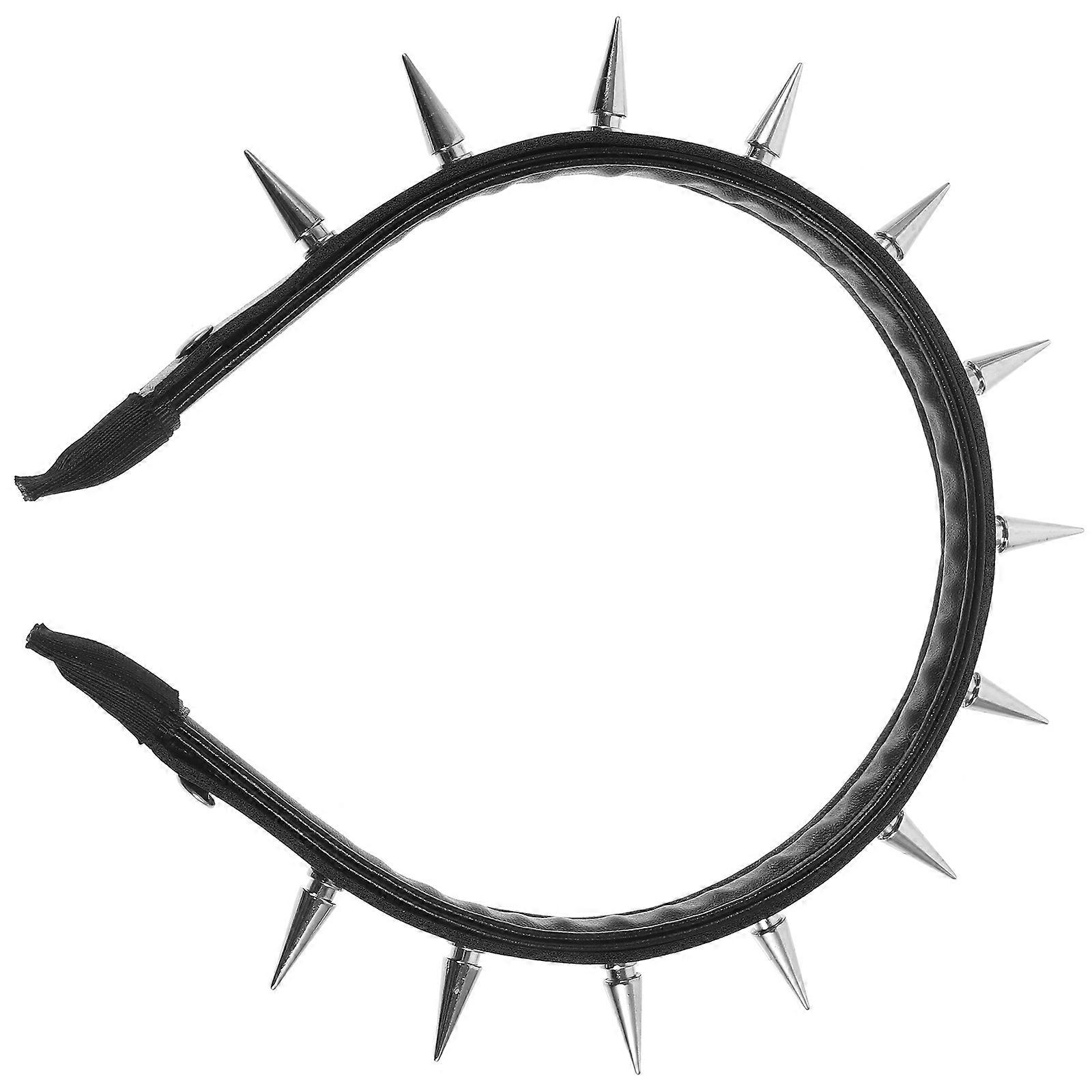 Here's a polished product description for the **Punk Rivet Headband** that highlights its features and appeals to the target audience:
### **Punk