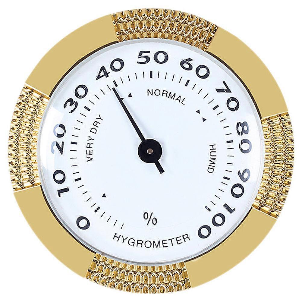 Cigar Humidor Humidifier Measures Humidity For Cigar Lovers Round Design 1Pack