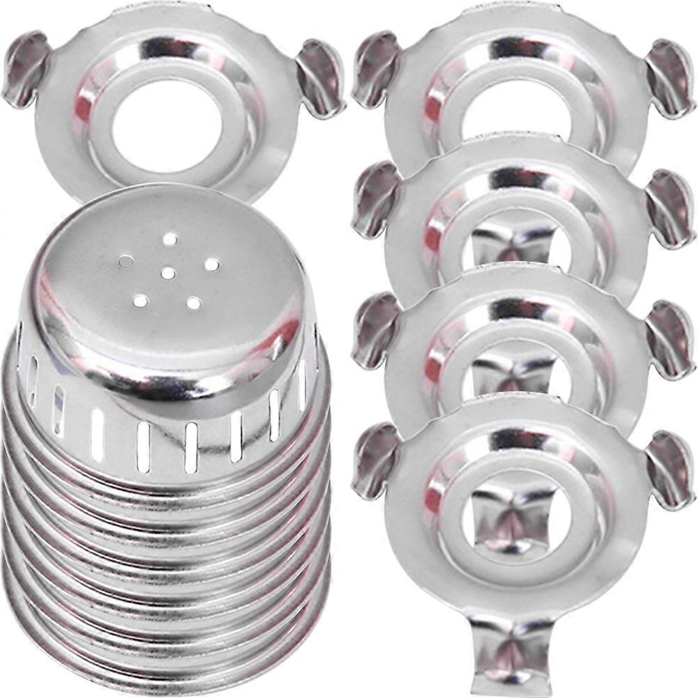 Pressure Cooker Accessories 10 Sets Anti-Blocking Covers Bracket Kit Silver Prevent Steam Blockage Faster Cooking