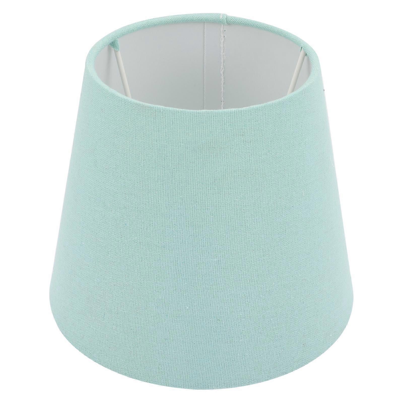 Retro Table Lamp Shade Simple Design Study Use Mint Green Color Sturdy And Durable Protect Light Bulb 1Set