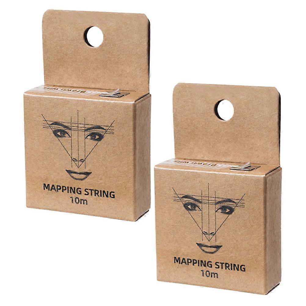 Brow Mapping Thread Pre Microblading String Measuring Tool Professional Makeup Application Beauty Shop Use 7 50X4 50X1 70CM 2Set