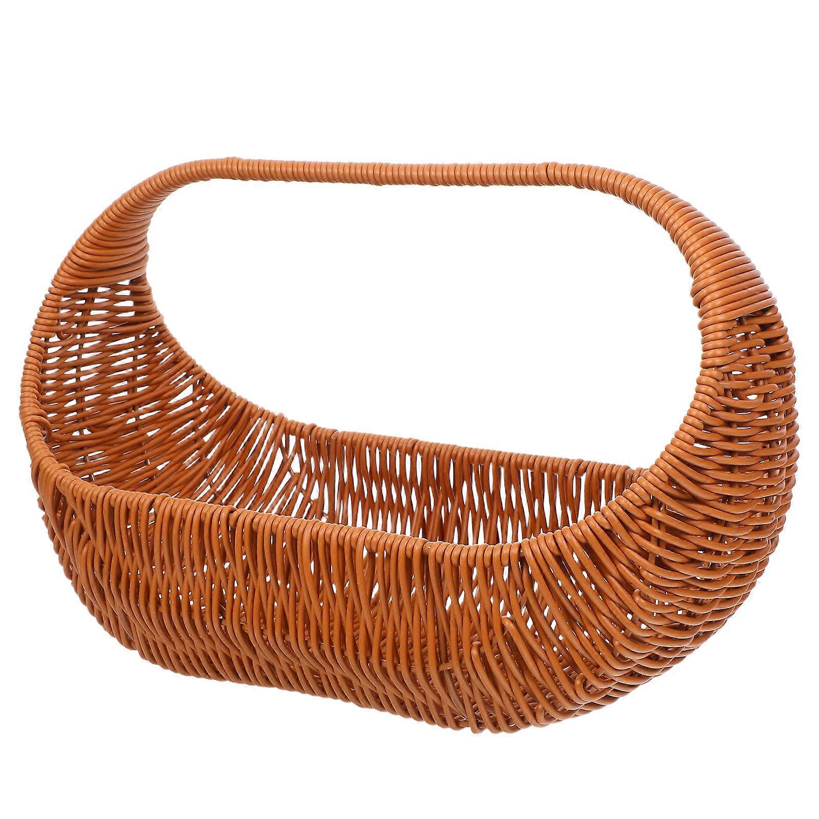 Here's a polished and friendly product title and description for your **Compact Handwoven Basket With Handle And Frame**:

 

### **Product Title (