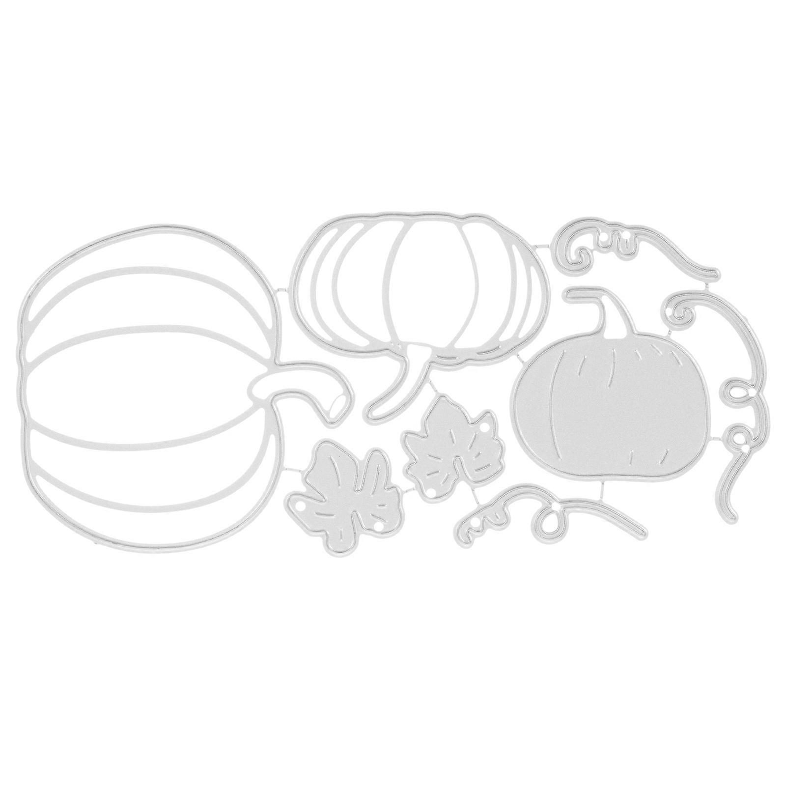 Practical Carbon Steel Pumpkin Die Cutting Tool For DIY Projects 14x6.5cm 1Set