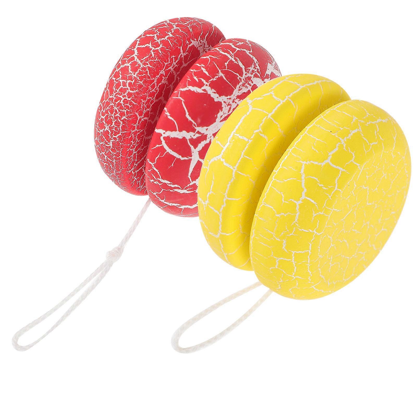 Kids Yo Yo Toy 2Pcs Trick Yoyo For Children Assorted Color For Preschool Toys Flexibility Exercise
