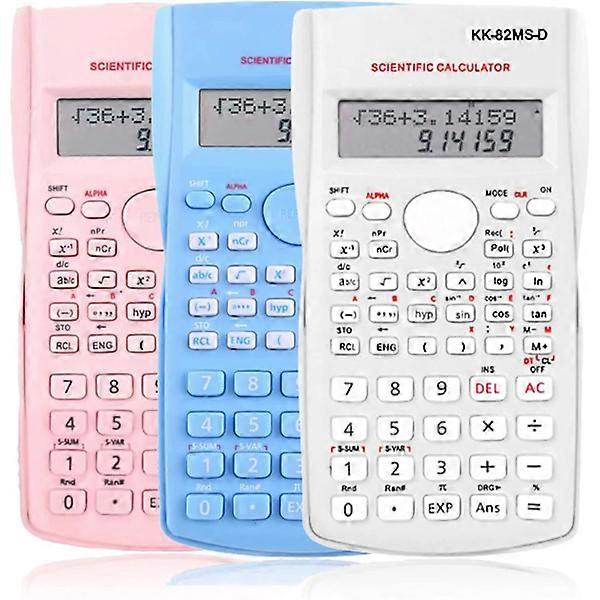 3 pcs Engineering Scientific Calculator, Suitable for School and B