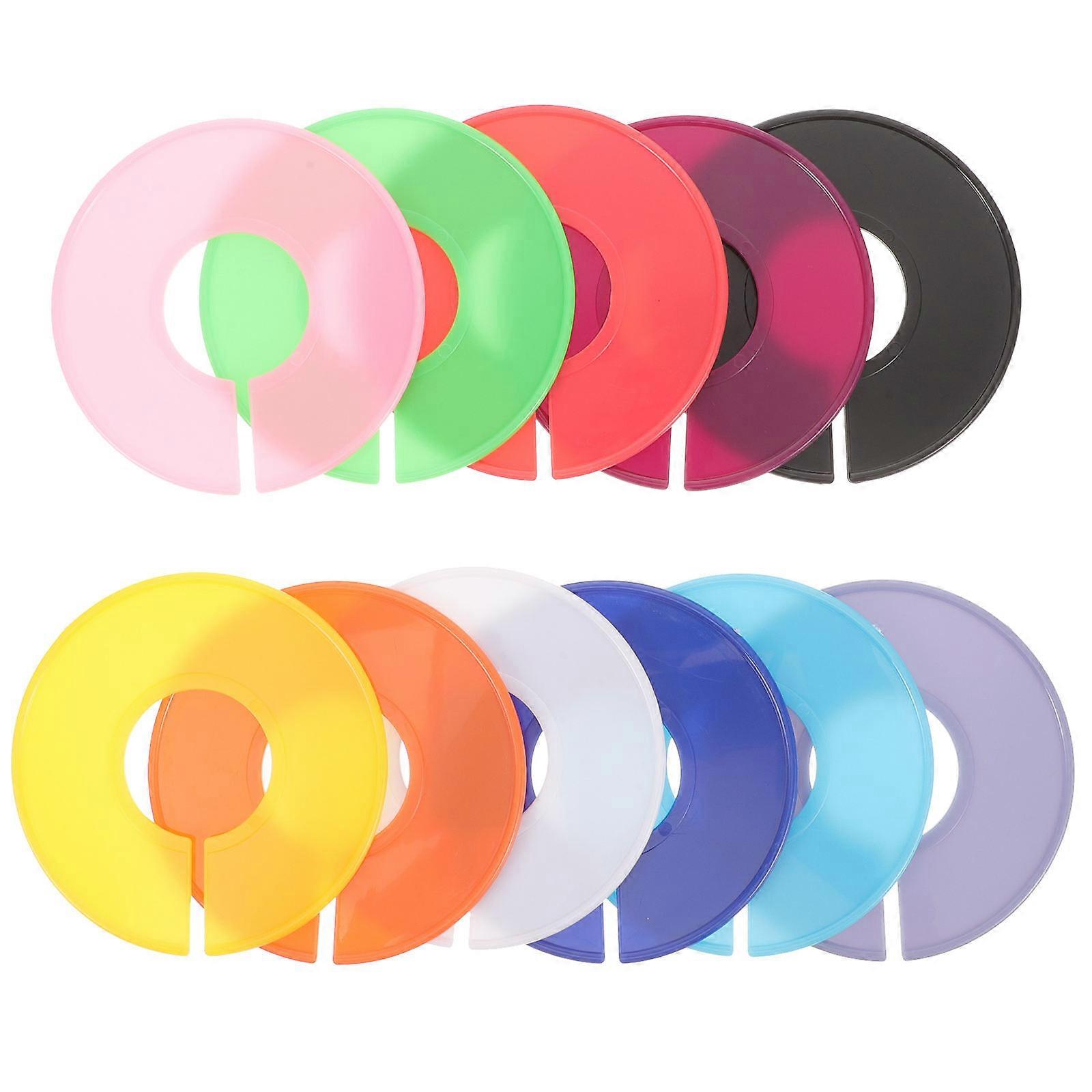 11 pcs Closet Size Dividers for Wardrobe Clothes Round Organizer