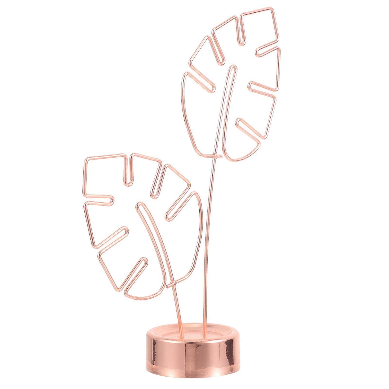 Note Clamp Table Desktop Photo Clip for Decor 1Pcs Golden Stainless Steel