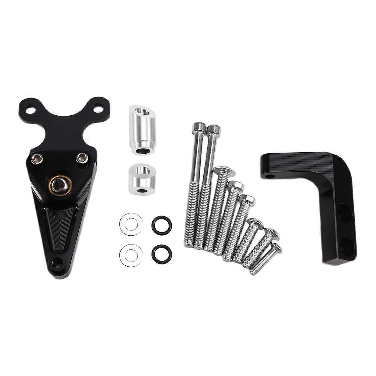 Motorcycle Steering Stabilizer Bracket Kit for CBR650R Black