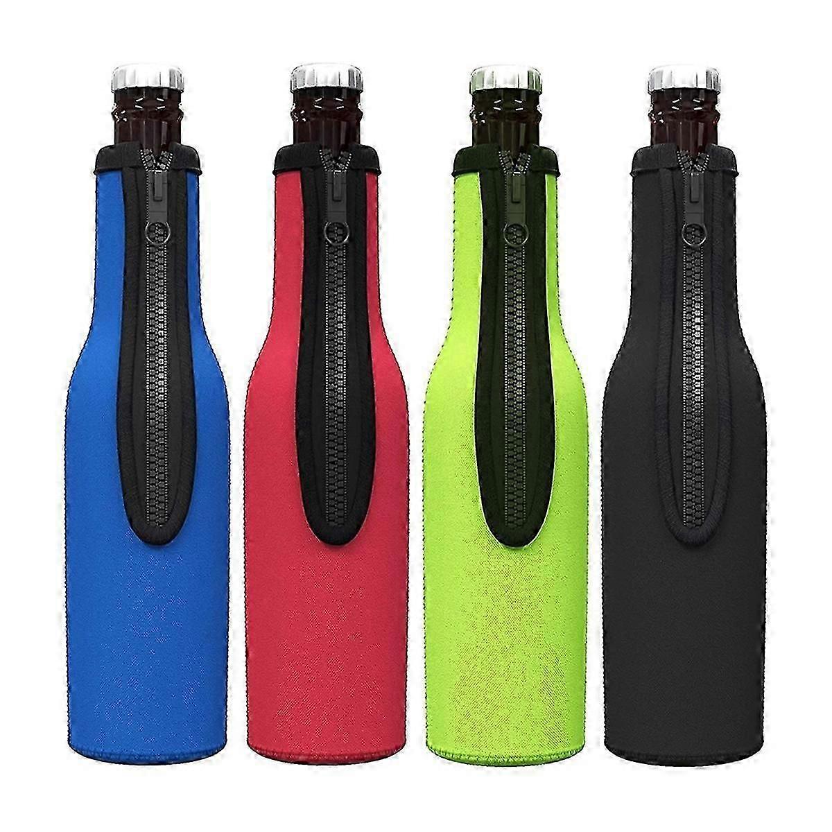 Manchons isothermes en néoprène pour bouteilles de bière, pour garder la bière froide et les mains au chaud, porte-bouteilles antidérapant de 340 ml, lot de 8