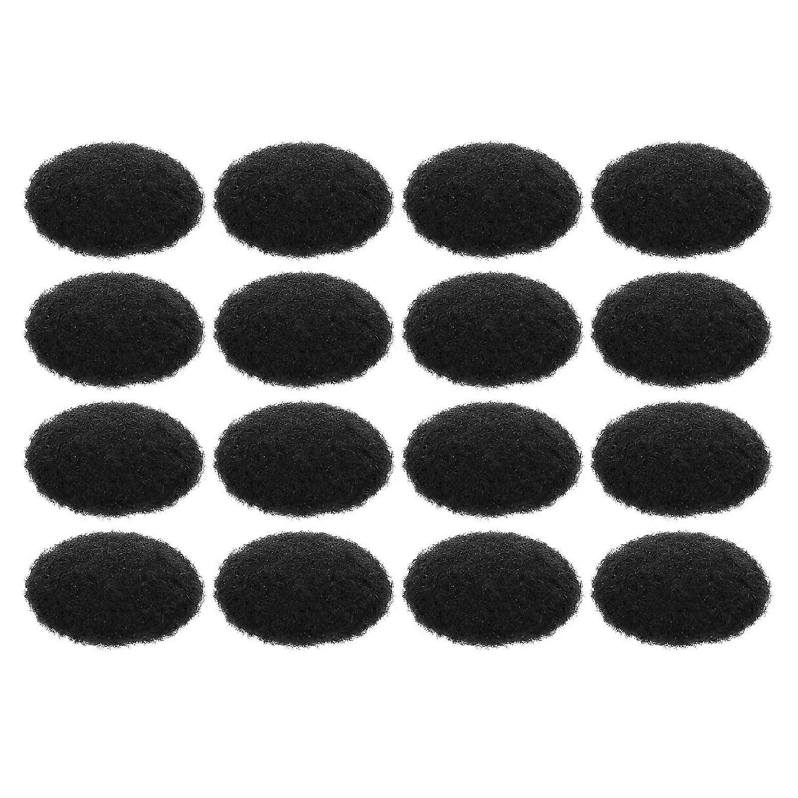 50Pcs Simple Style Coat Buttons For Adults Clothing DIY Projects 2X2cm Black Round