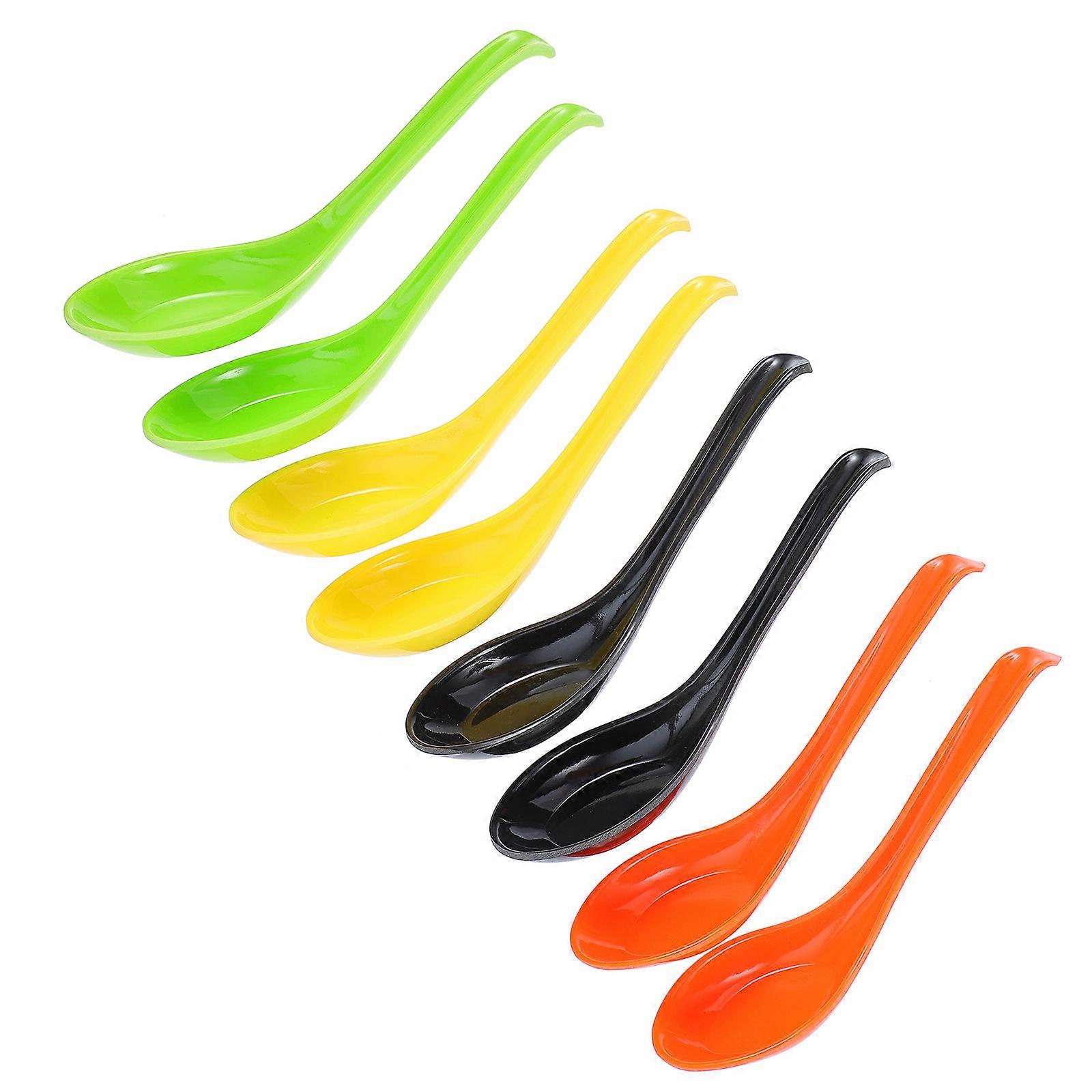 8pcs Spoons Head Utensils For Safe And Reusable Tableware For Ice And Desserts For Home Kitchen Use