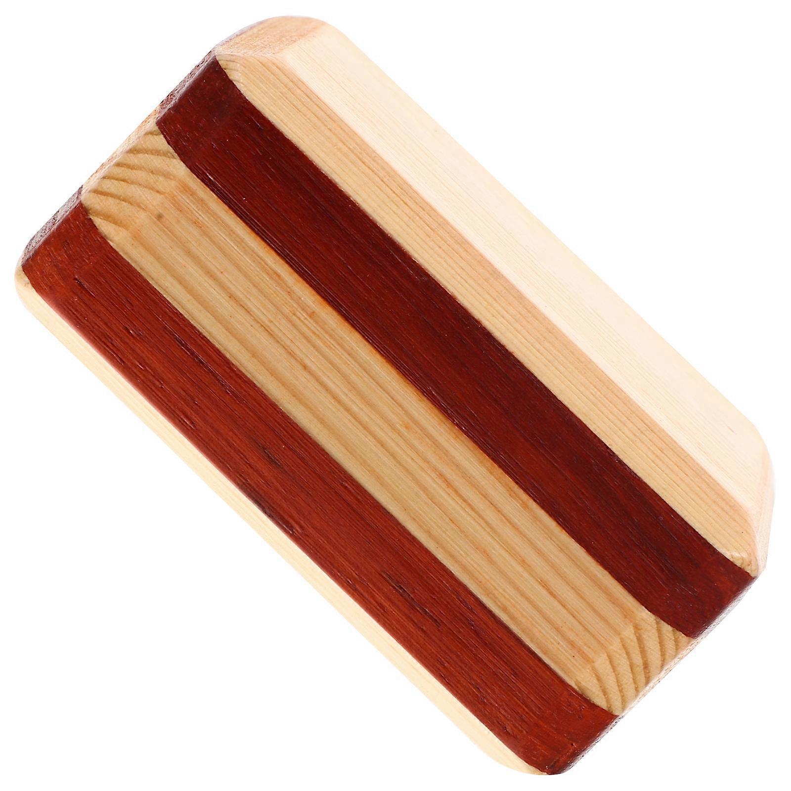 Children's Funny Design Square Maraca Percussion Instrument Classroom Music Setting 6.8x5x3.3cm 1Pack