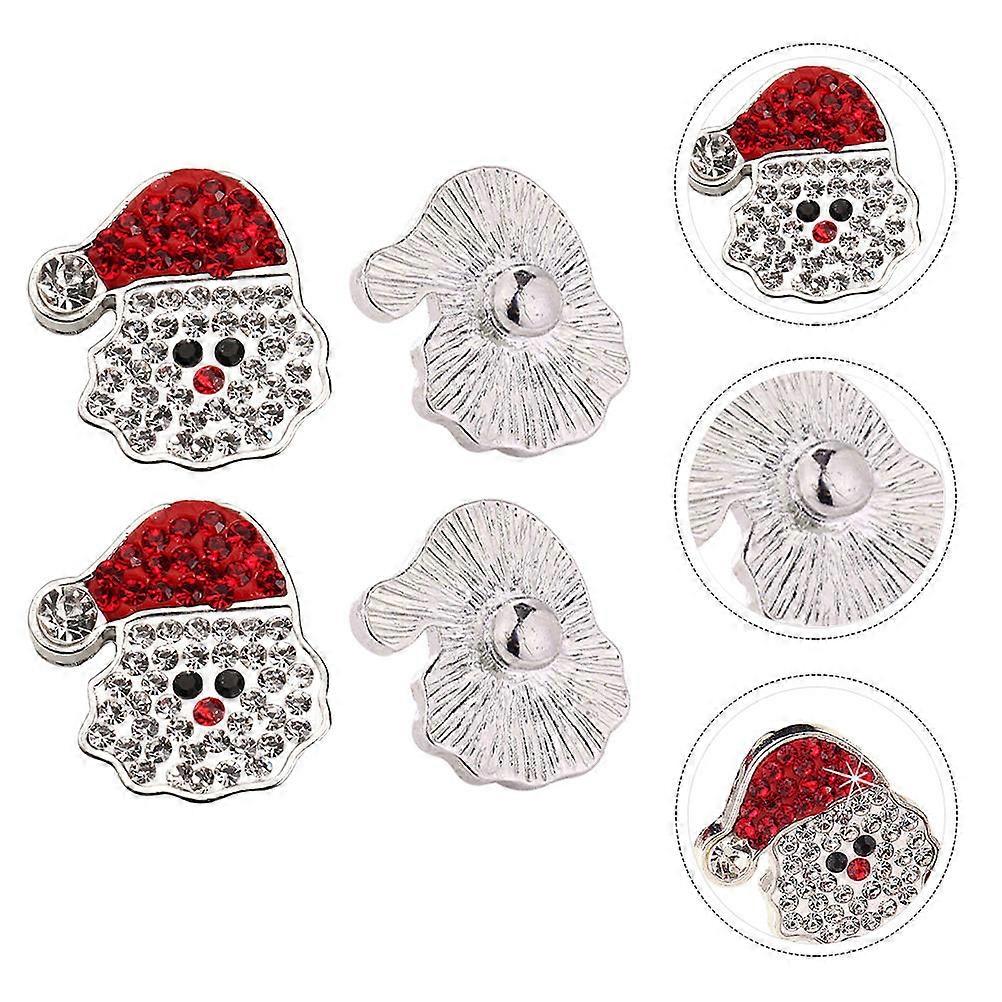 כפתורים דקורטיביים למלאכה 4 יחידות כפתורי תכשיטים בעבודת יד 2.2X2 ס"מ צבע מגוון מושלם לאירועים חגיגיים