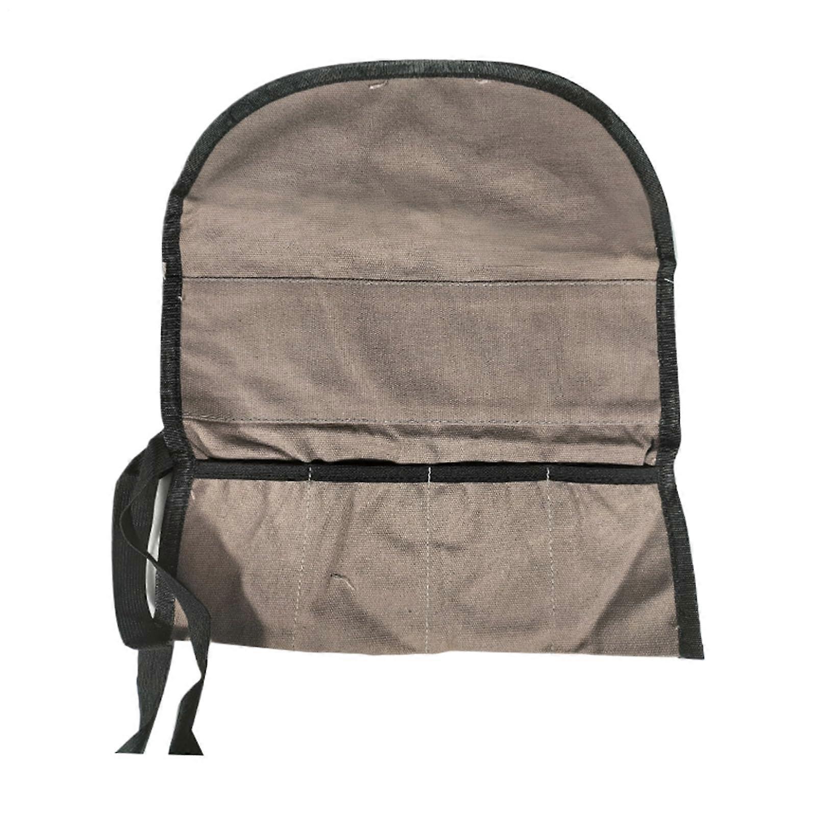 Tool storage bag, rollup tool pouch for, tool holder for camping fishing crafting with quick access