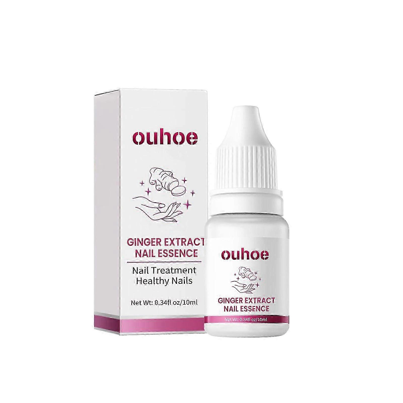 1-3x Ginger Nail Care Essence ، عناية ترطيب الأظافر الرمادية تقشير Beauty Nail Essence وصول جديد