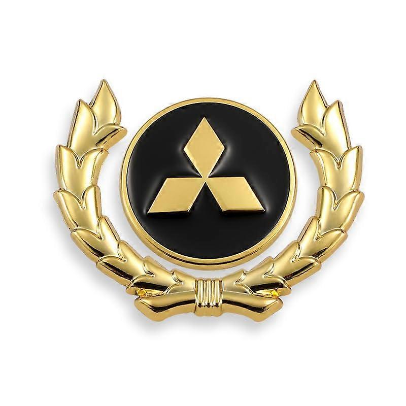 Car Badge Emblem Sticker Body Decoration Accessory 3D Metal Design for Mitsubishi ASX Pajero Sport Outlander Grandis