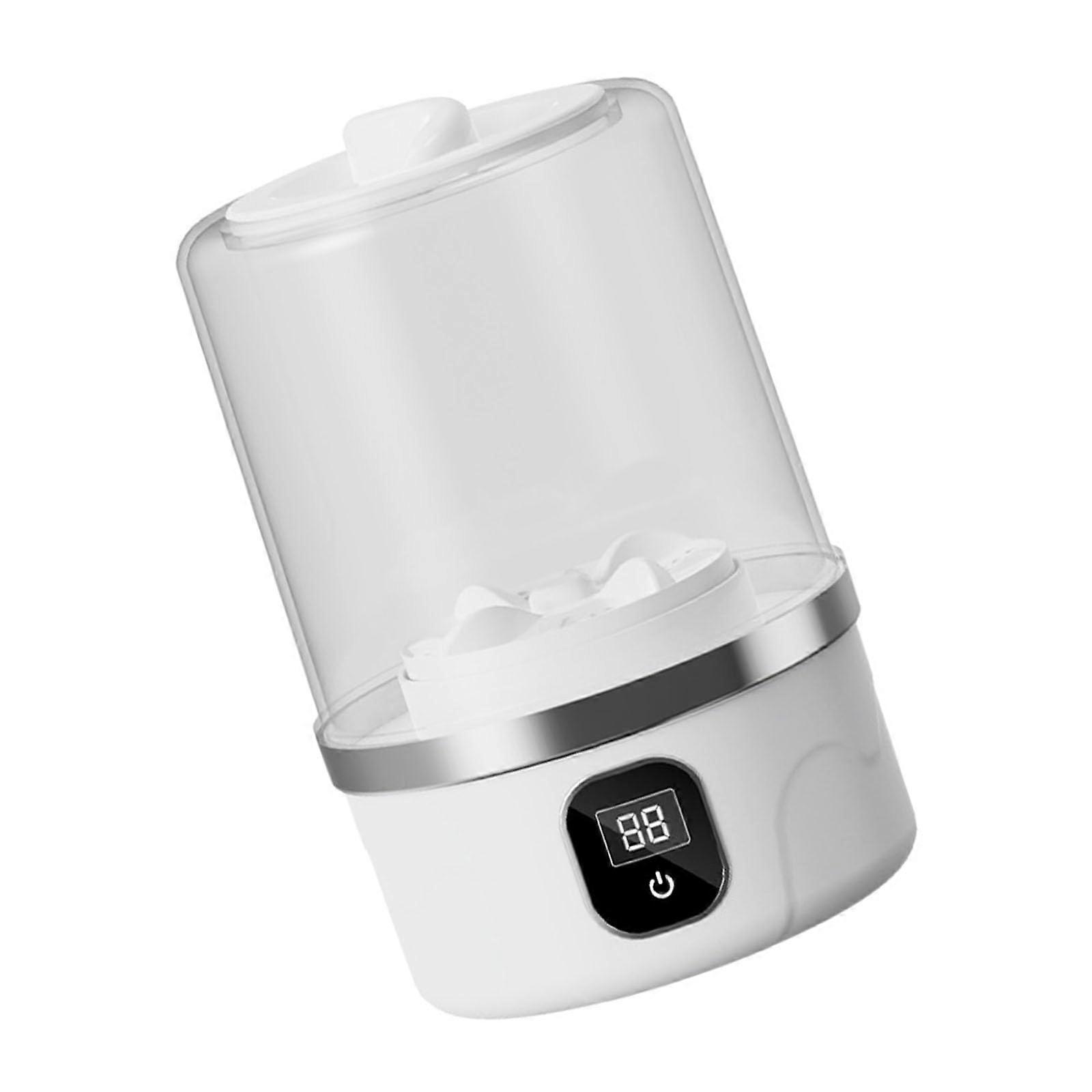 Wireless Washing Machine Portable Rechargeable Laundry Cleaner for Underwear Cordless Laundry Cleaning Manual Scrubbing Simulation White