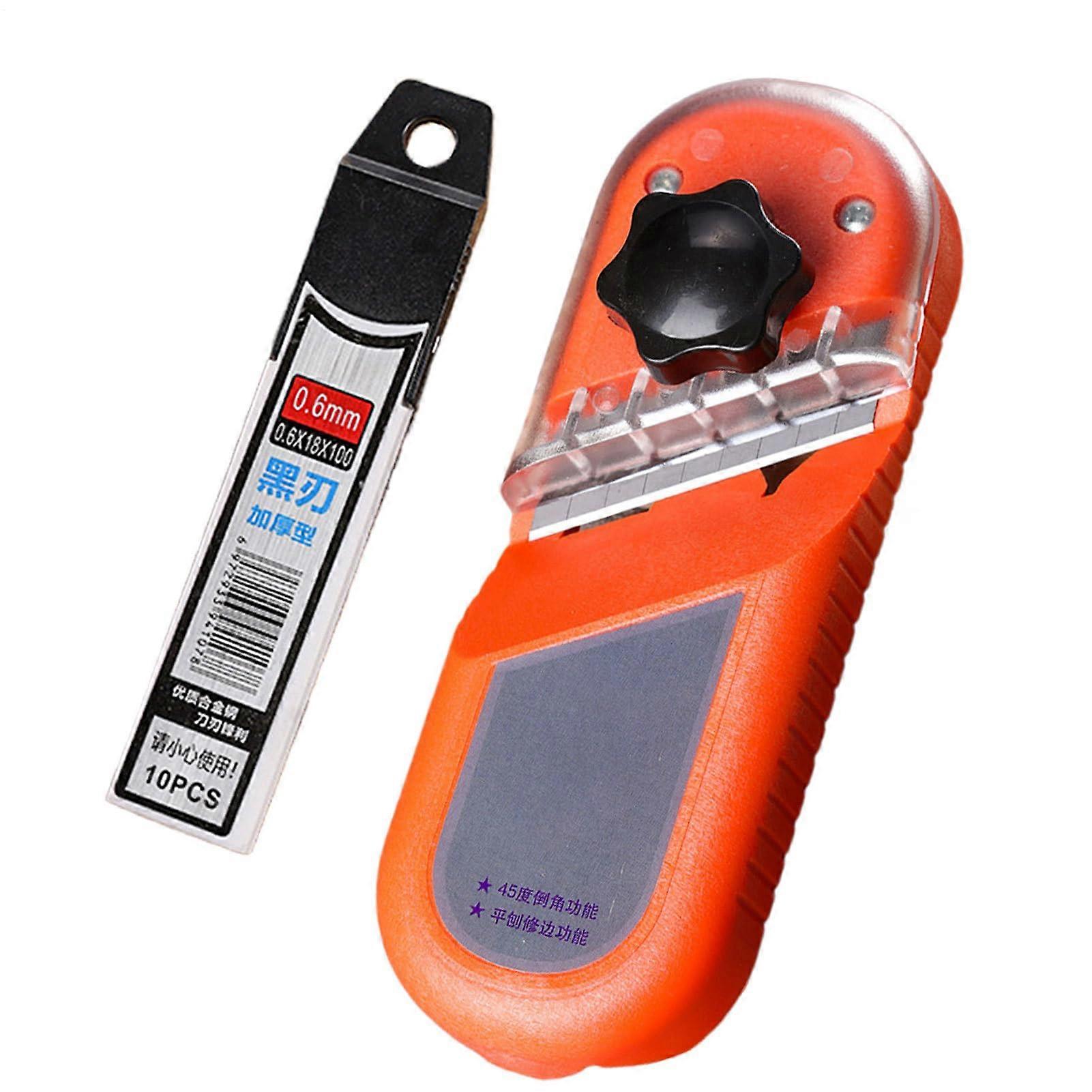 Gypsum Board Quick Cutter with 45° and 180° Edge Beveler for Drywall Panels, Precise Hand Tool for Renovation Work