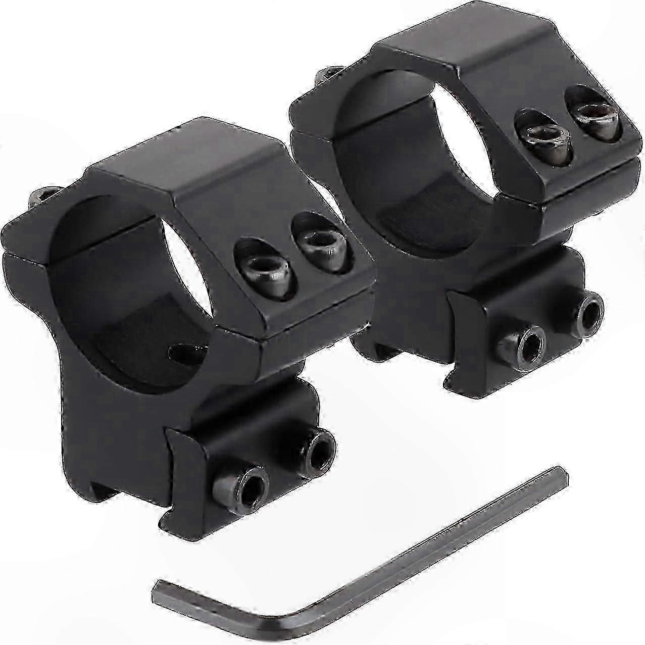 Scope Rings Adapter Mount - 25.4mm with 11mm Dovetail Rail for Optics Setup