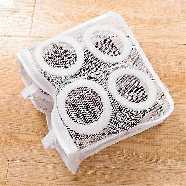 Mesh Laundry Bag For Shoes, Washing Machine Safe, Mesh Net Hanging Bag, Household Laundry Storage Bag