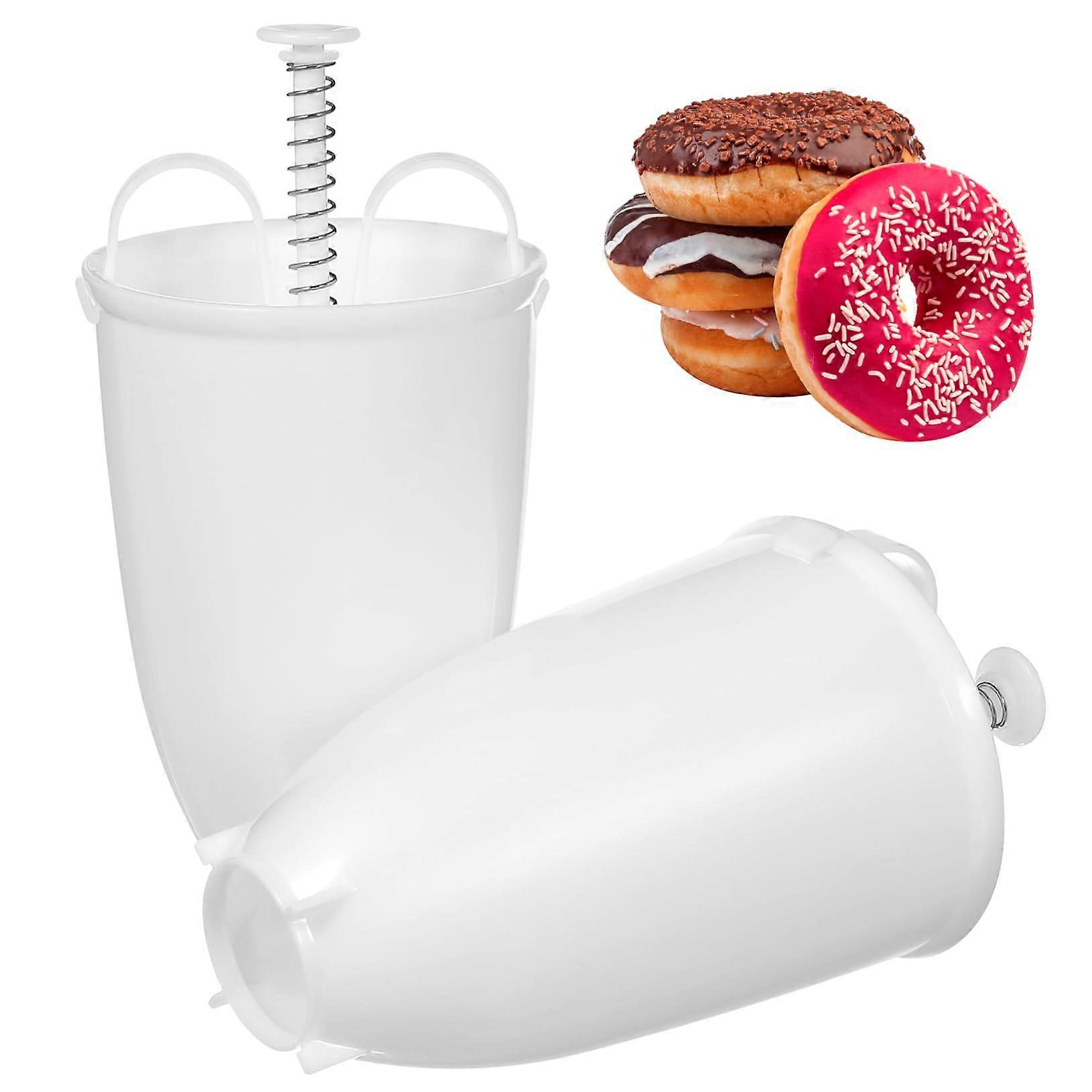Doughnut Maker Machine 2-Piece Set, Non-Stick Silicone Mold for DIY Baking, Kitchen Pastry Tool for Home Bakers