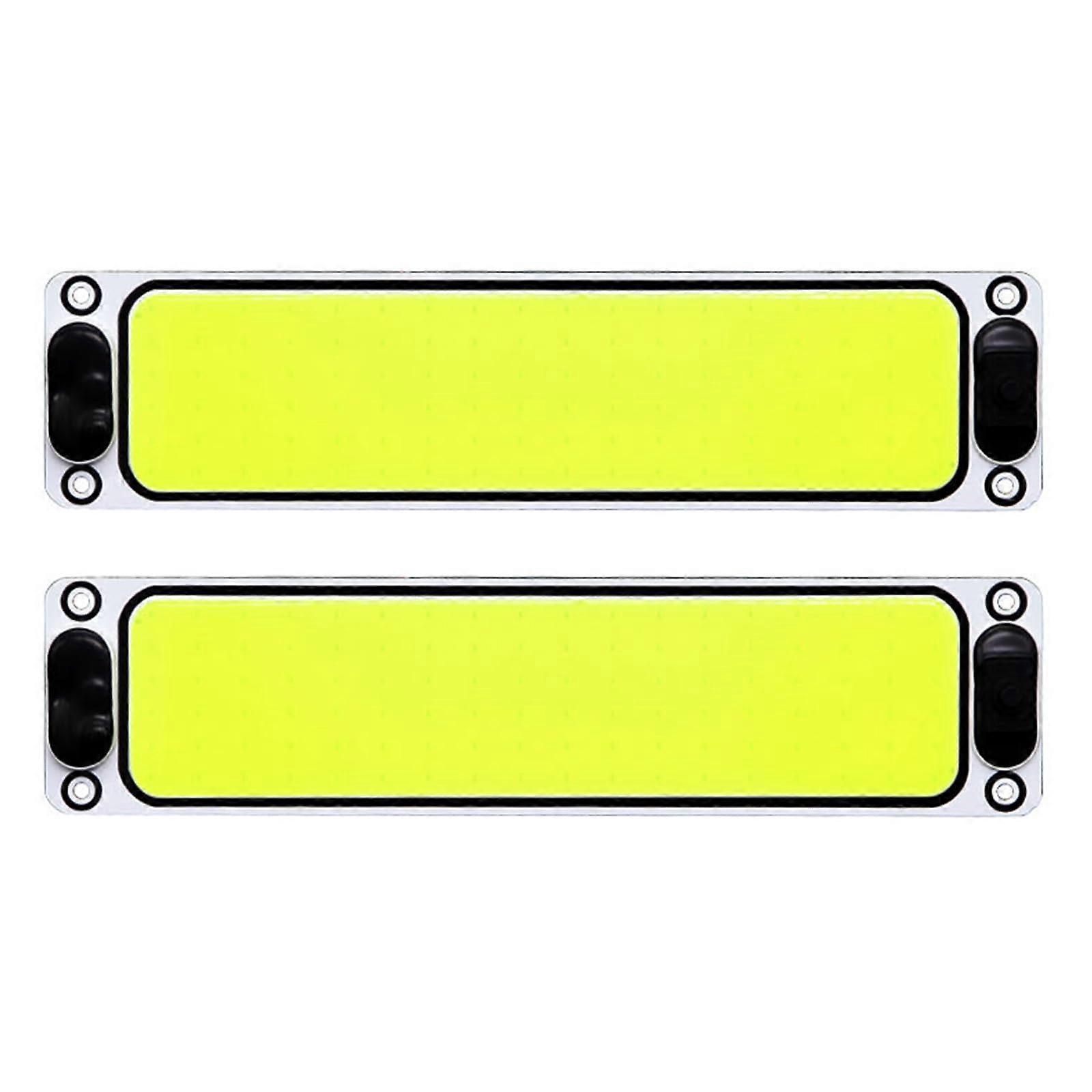 COB Interior Lighting 12-24V LED Fluorescent Lamp with Switch for Motorhome, Camper Van, Truck, Boat – Pack of 2